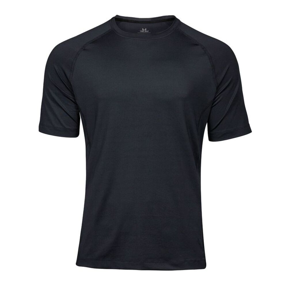 Tee Jays Mens CoolDry T-Shirt / Black